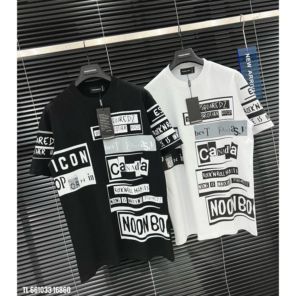 🔥Hot🔥Áo thun DSQUARED2 Paper thiết kế hot trend Nam nữ New 2024