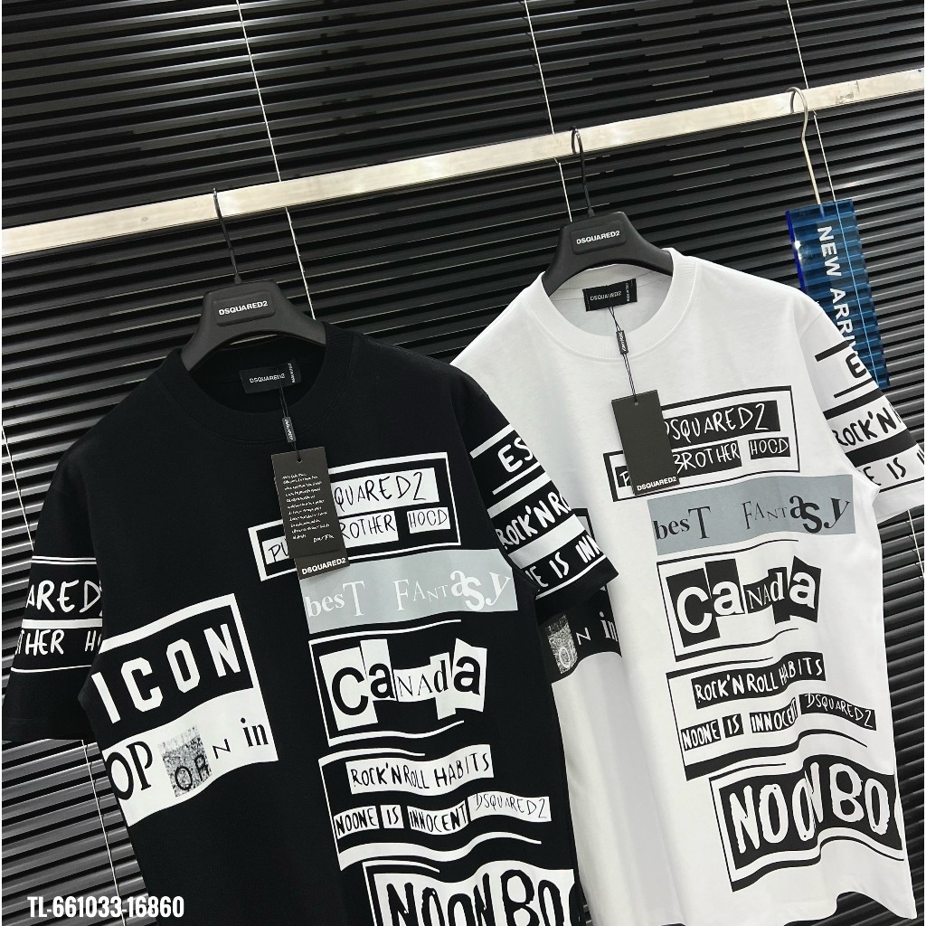 🔥Hot🔥Áo thun DSQUARED2 Paper thiết kế hot trend Nam nữ New 2024