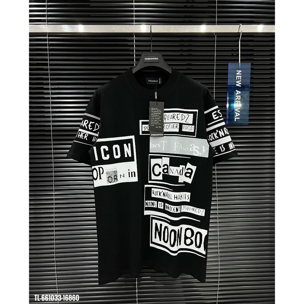 🔥Hot🔥Áo thun DSQUARED2 Paper thiết kế hot trend Nam nữ New 2024