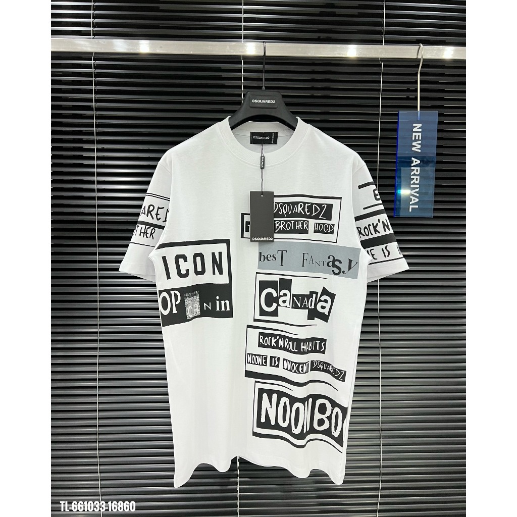 🔥Hot🔥Áo thun DSQUARED2 Paper thiết kế hot trend Nam nữ New 2024