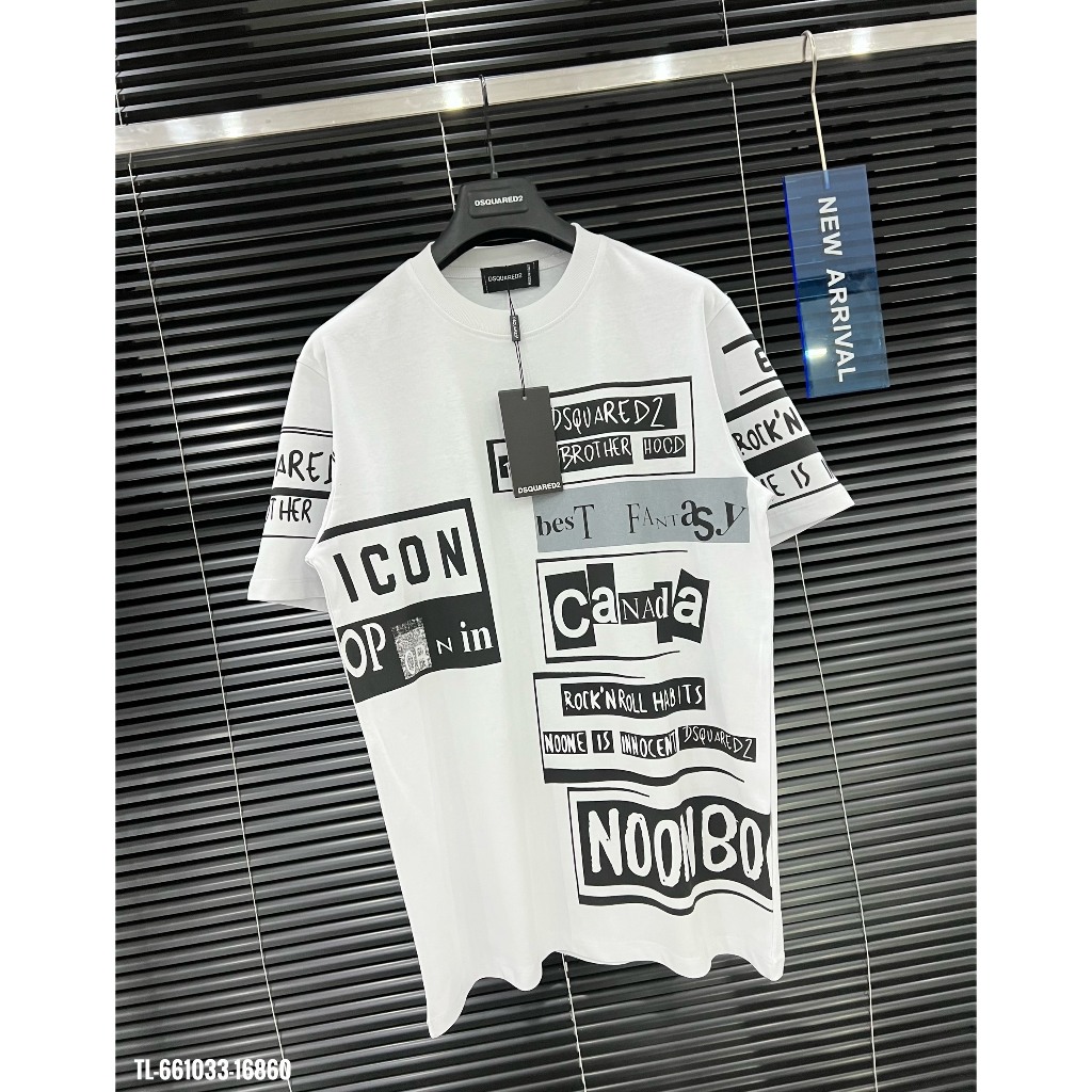 🔥Hot🔥Áo thun DSQUARED2 Paper thiết kế hot trend Nam nữ New 2024