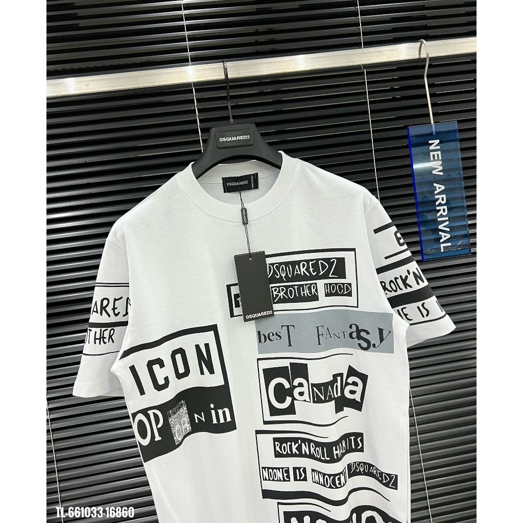 🔥Hot🔥Áo thun DSQUARED2 Paper thiết kế hot trend Nam nữ New 2024