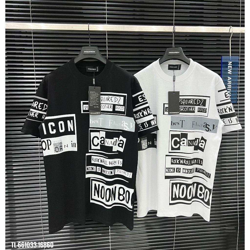 🔥Hot🔥Áo thun DSQUARED2 Paper thiết kế hot trend Nam nữ New 2024