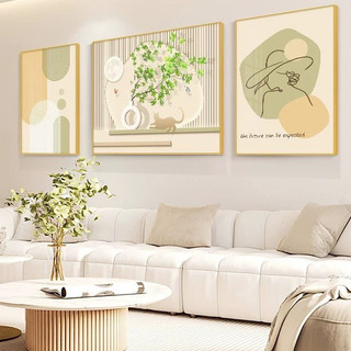 Bộ 3 Tranh Hoa Treo Tường Phòng Khách Phong Cách Hiện Đại/ Tranh Hoa Lá/ Tranh Khách Sạn/ Decor Nhà/ Quà Tặng Tân Gia