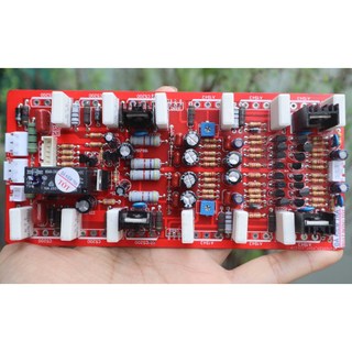 Mạch công suất 12 sò có bảo vệ 2 kênh phíp sợi thủy tinh