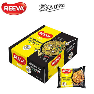 Mì trộn reeva fresh gà nấm phô mai cay