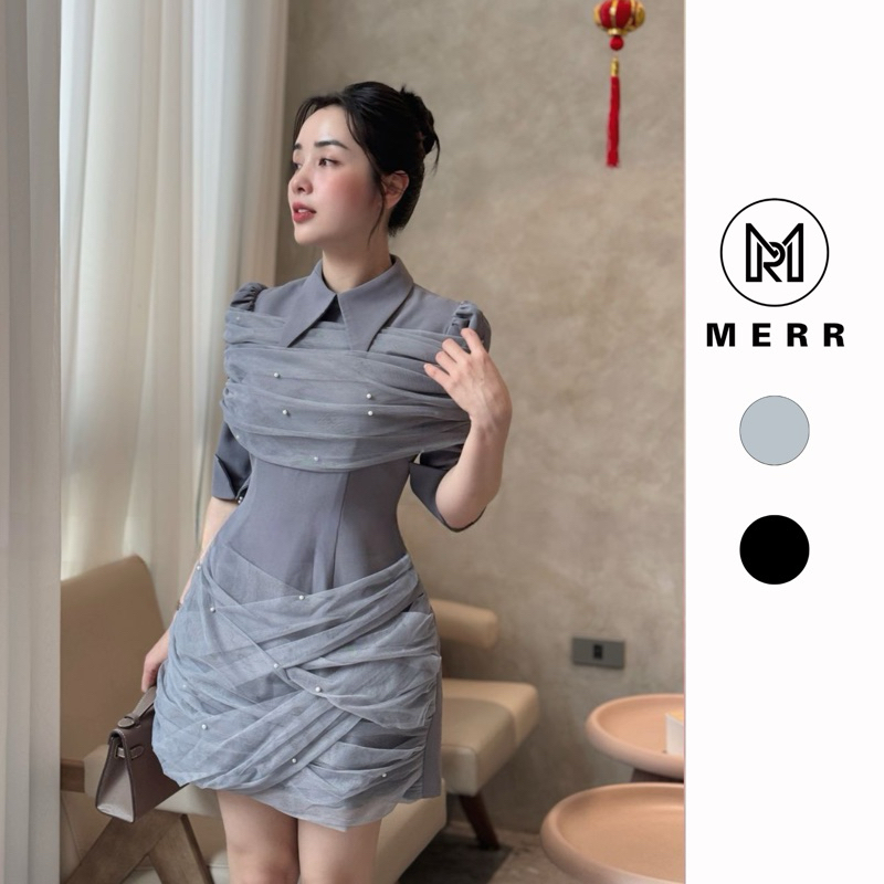 Váy Cánh Tiên Phối Lông vũ Đính Đá Sang Chảnh Có ảnh thật | MERRCHUYENVAY