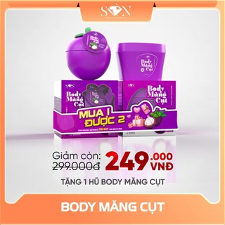 Kem body măng cụt tặng 1 kem body măng cụt s.o.n chính hãng