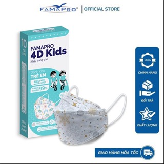 4D MASK KIDS KF94- COMBO 5- HỘP 10 CÁI Khẩu trang y tế cao cấp trẻ em 3