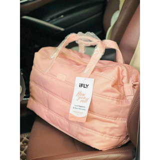 Túi du lịch ifly travel!!! hồng baby - xanh mint