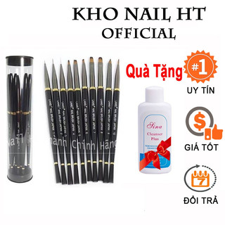 Bộ 10 cọ vẽ móng nail cao cấp Lawei Japan (Hàng Xịn)