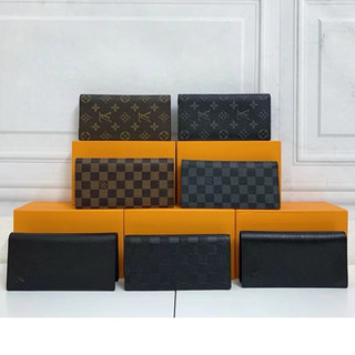 ⚡️ hàng có sẵn!! full mẫu ví lv luon vuituoi long wallet - ví đứng 1.v monogram titan full box - vì dài