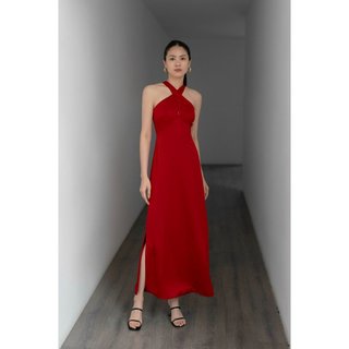 CROSSED COLLAR DRESS - BST Early Spring Mini 24