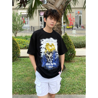 Áo Thun Oversize Form Rộng Tay Lỡ Ủn Ủn Meo Meo® War On Heaven