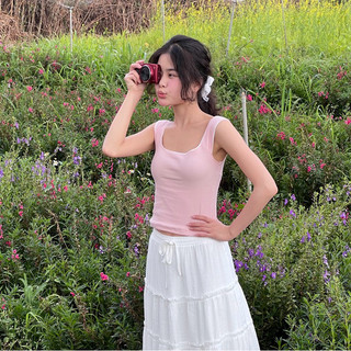 áo thun gân sát nách phối ren - Aufra studio