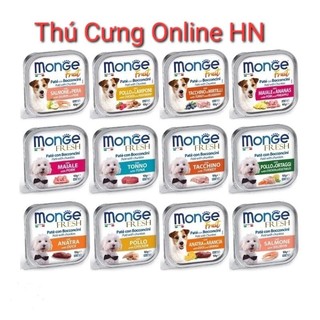 Pate chó Monge hộp thiếc 100g nhập khẩu Italy