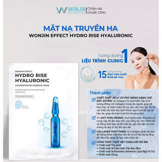 Mặt Nạ WonJin Effect Hydro Vial Cấp Ẩm Căng Mọng