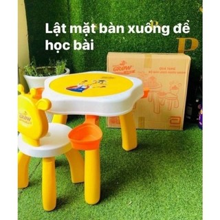 Bộ bàn ghế lego quà tặng sữa grow