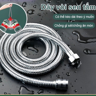 Dây vòi xịt vệ sinh, dây vòi sen tắm, chất liệu inox mạ crom và nhiều phân loại lựa chọn