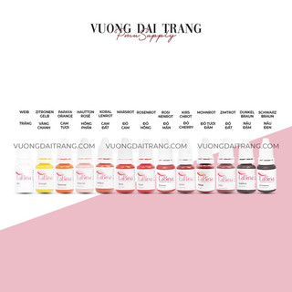 Mực phun xăm Labina lên Môi đẹp, chuẩn màu mịn chính hãng 3,3ml - 5ml - 10ml