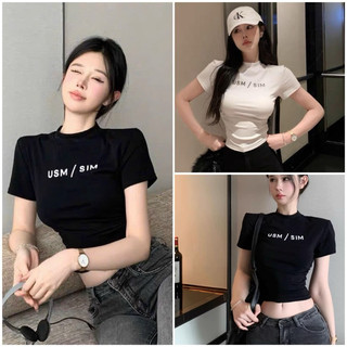 ÁO  CROPTOP CỔ LỌ IN HÌNH MỚI SIÊU SANG BOONG STORE SIM8