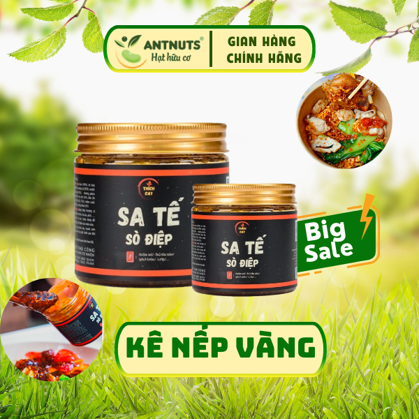 Sa tế Sò điệp Thích Cay, trộn mì, hủ tiếu, phở, sốt cá viên chiên, dùng để ướp thịt tiện lợi 250g