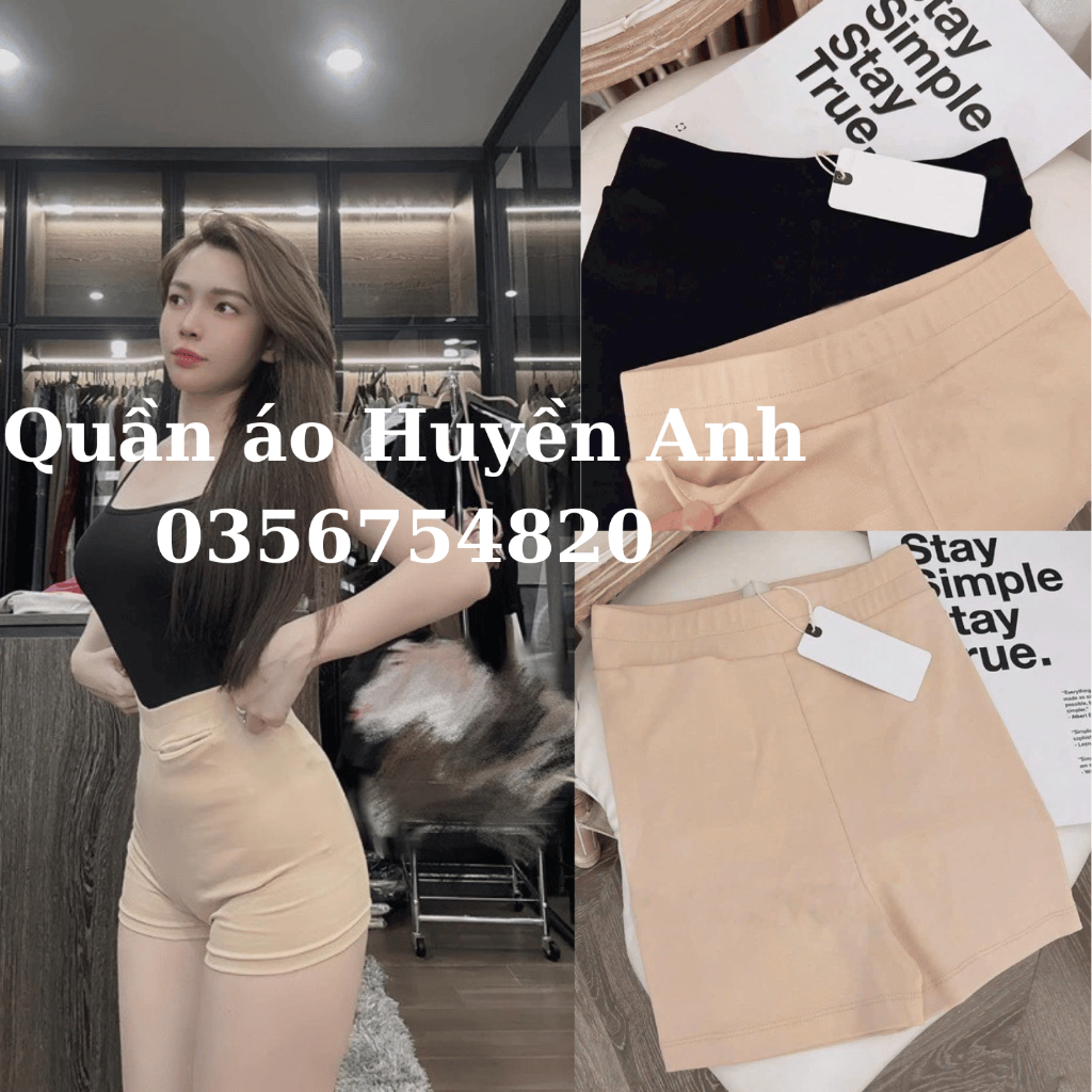 Combo2 Quần Cotton, quần bảo hộ mặc trong váy chống lộ có túi
