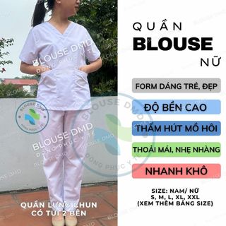 Quần Blouse trắng có túi Bác Sĩ, Y Tá, Dược Sĩ, Điều Dưỡng, Kỹ Thuật Viên, Sinh Viên Y Khoa hàng đẹp