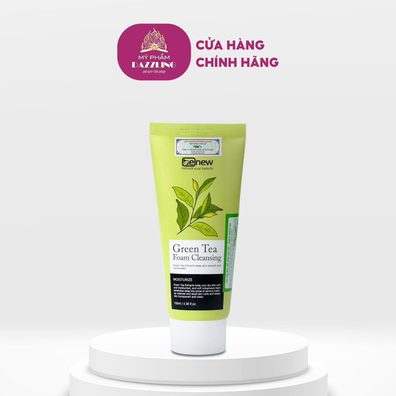 Sữa Rửa Mặt Benew Trà Xanh 100ml