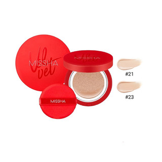 Phấn nước kiềm dầu lâu trôi Missha Velvet Finish Cushion SPF50+ PA+++ 15g (Đỏ)