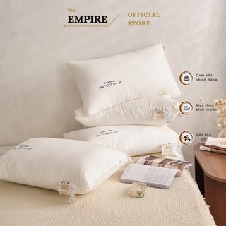 Gối lông vũ Nhật Bản tạo cảm giác êm ái Empire cao cấp chống đau mỏi vai gáy cho người lớn - Bình Châu Bedding & Decor
