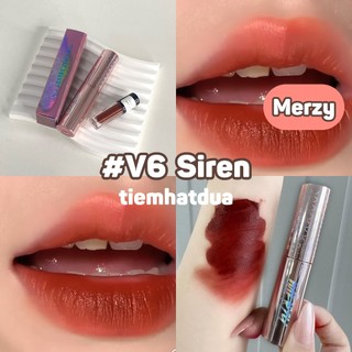 [SON CHIẾT] [PHIÊN BẢN V6 SIREN HOLIDAY] Son Kem Lì, Bền Màu, Lâu Trôi Merzy The First Velvet Tint
