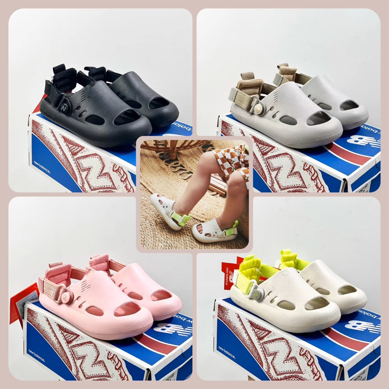 Dép NB siêu nhẹ cho bé trai và gái, sandal siêu nhẹ NB 1:1 cho bé