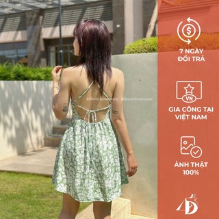Đầm Đan Dây Ngắn cao cấp 4DEARS