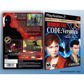 Đĩa game Resident Evil: Code Veronica X cho PS2