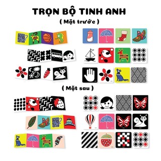 Bộ thẻ kích thích thị giác cho trẻ sơ sinh