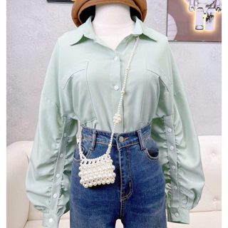  XẢ HÀNG LẺ SIZE sơ mi form rộng -B894 