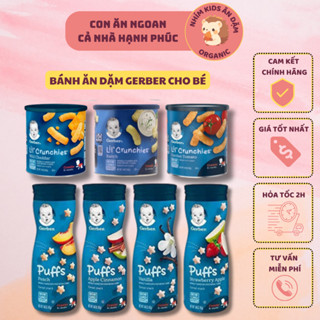 [Date T3/2026] Bánh Ăn Dặm Gerber Mỹ Cho Bé Từ 7-8 Tháng