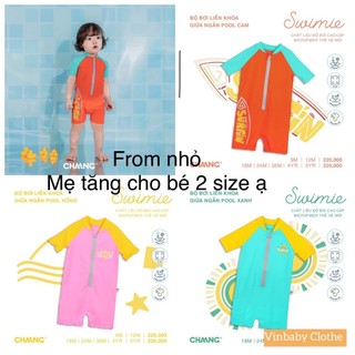 Chaang Bộ bơi liền khóa giữa ngắn Pool cho bé, dành cho bé từ 6 tháng đến 5 tuổi SS2023D05