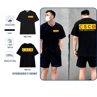 Áo CSCĐ cộc tay nam nữ mặc đôi trẻ trung cá tính siêu hót tree hè