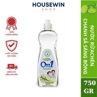 Nước rửa chén On1 hương chanh sả siêu sạch bóng vết dầu mỡ ON1-400G