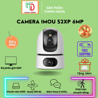 Camera wifi 2 mắt imou s2xp 10mp lắp trong nhà - xoay 360 độ - đàm thoại 2 chiều - lắp trong nhà