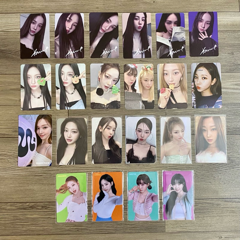 AESPA Drama Karina, Winter, Ningning, Giselle pob photocard - Card ảnh AESPA