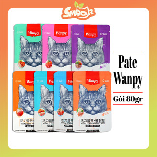 Pate Wanpy cho mèo gói 80gr - Pate cho mèo mọi lứa tuổi