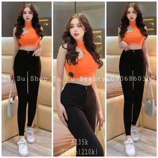 ÁO THUN BA LỔ CỔ LỌ LỆCH VAI