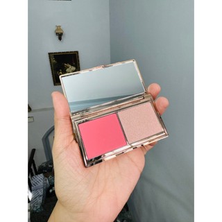 [MINISIZE  7.5G] BẢNG MÁ HỒNG – HIGHLIGHT CHARLOTTE HOLLYWOOD BLUSH AND GLOW GLIDE PALETTE ( FAIR TO MED)