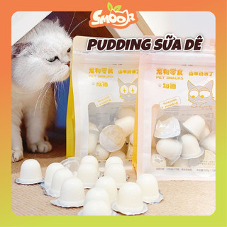 Pudding thạch sữa dê bổ sung canxi, dinh dưỡng cho mèo - 1 viên lẻ