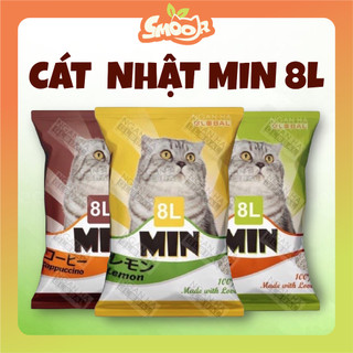 [Xả kho] Cát Min - Cát vệ sinh cho mèo Nhật Bản Min 8L