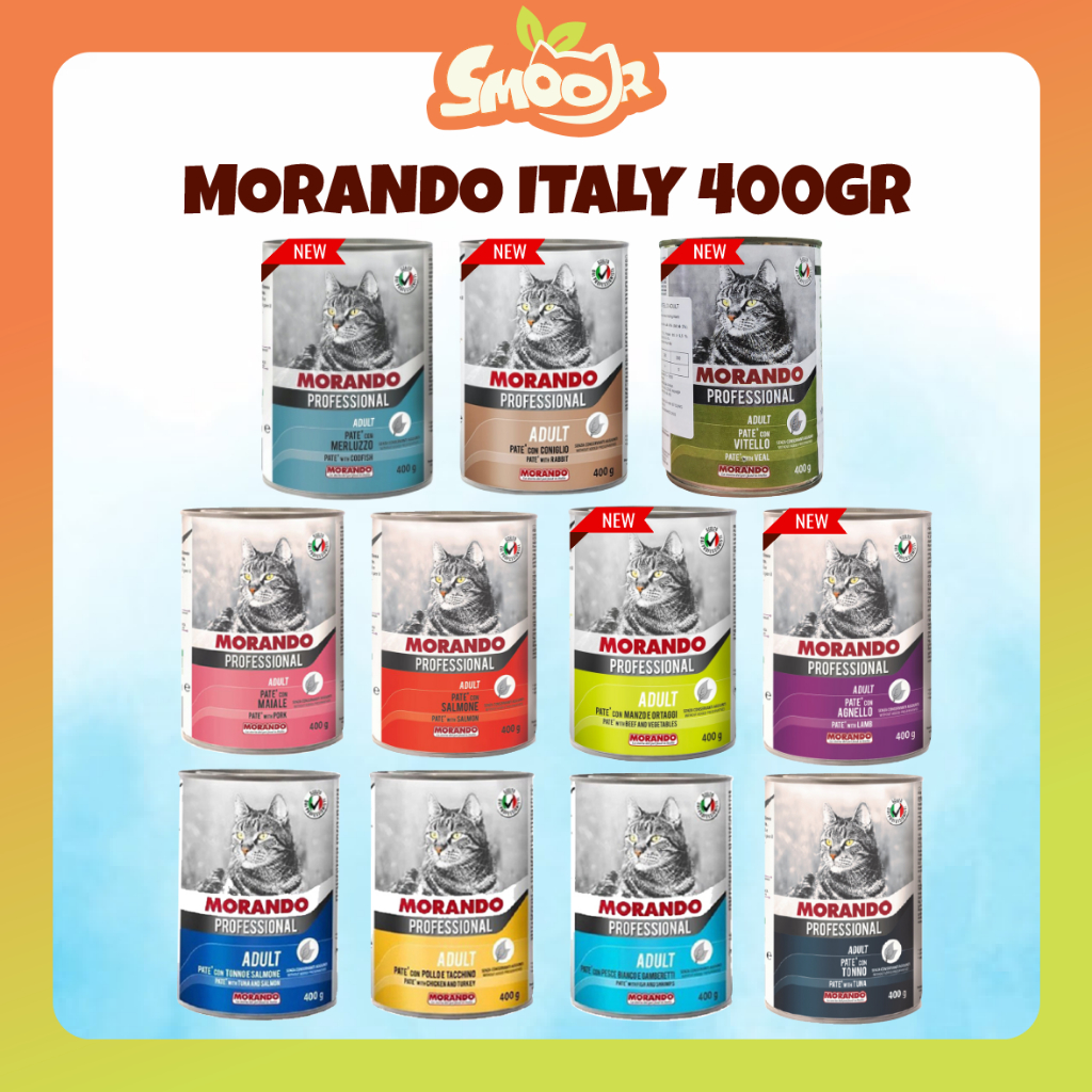 Pate Morando Professional 400g - Pate mèo Morando