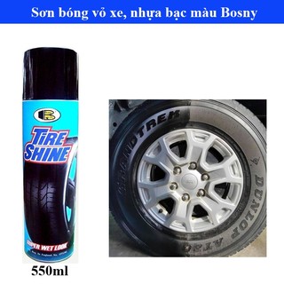 Xịt bóng lốp xe, làm Đen lốp Xe -Chai xịt đen bóng lốp xe, phục hồi lốp ô tô, Xe Máy